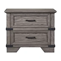 Central Park 2-Drawer Nightstand
