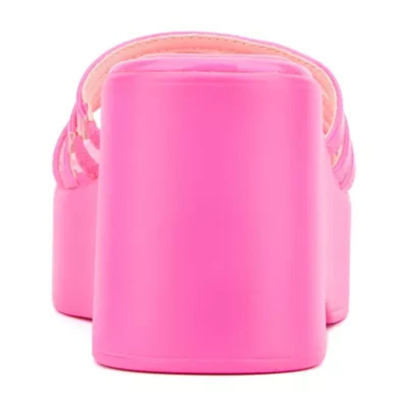 Olivia Miller Womens Dreamer Wedge Sandals