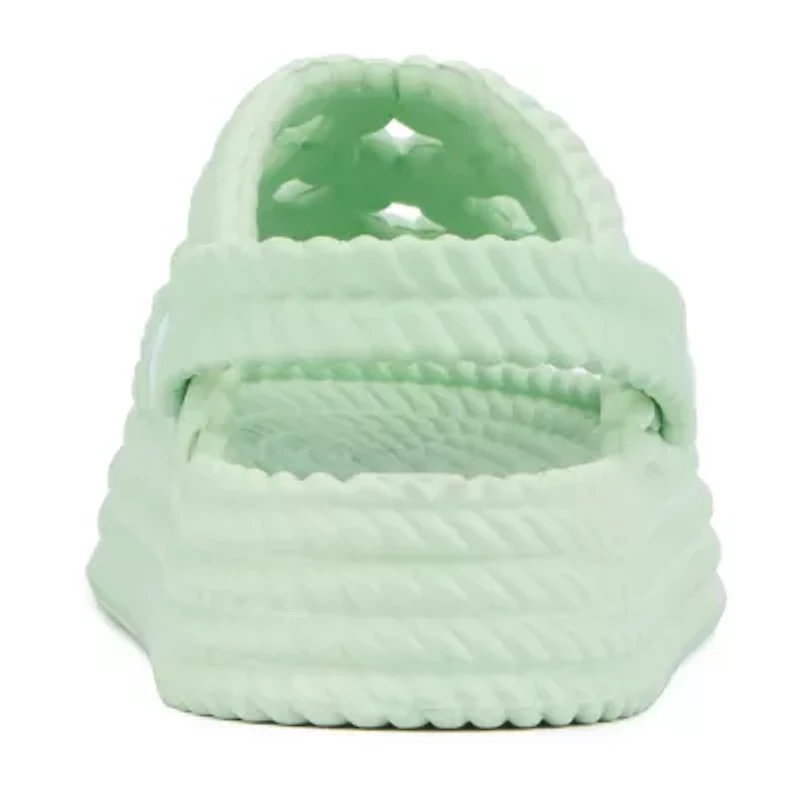 Olivia Miller Womens Jazzy Slingback Strap Flat Sandals