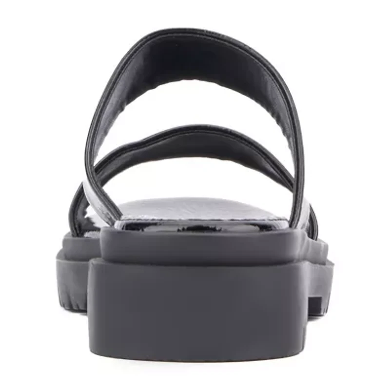 Olivia Miller Womens Tempting Flat Sandals