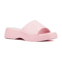 Olivia Miller Womens Ambition Flat Sandals