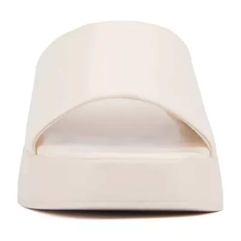 Olivia Miller Womens Ambition Flat Sandals