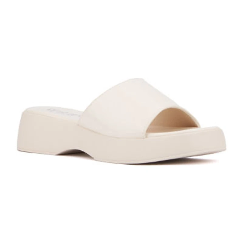 Olivia Miller Womens Ambition Flat Sandals