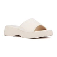 Olivia Miller Womens Ambition Flat Sandals