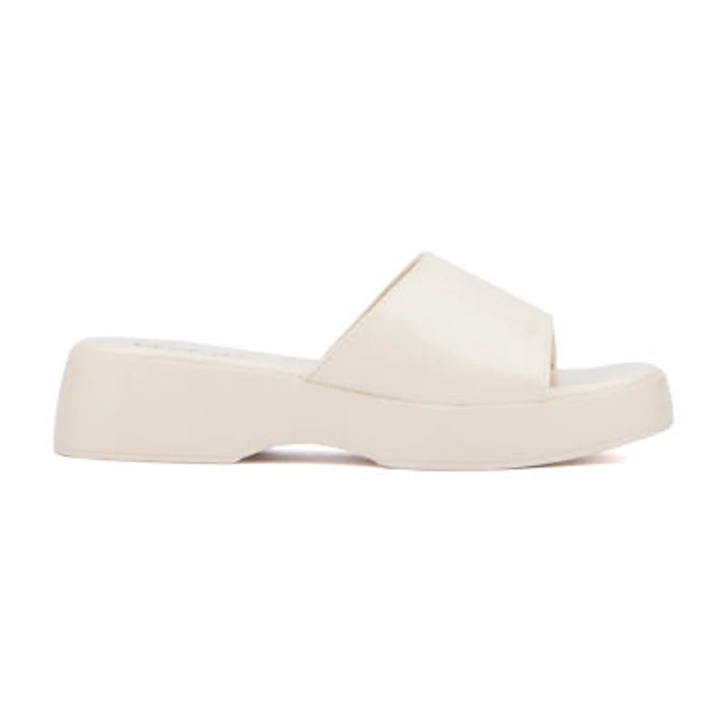 Olivia Miller Womens Ambition Flat Sandals