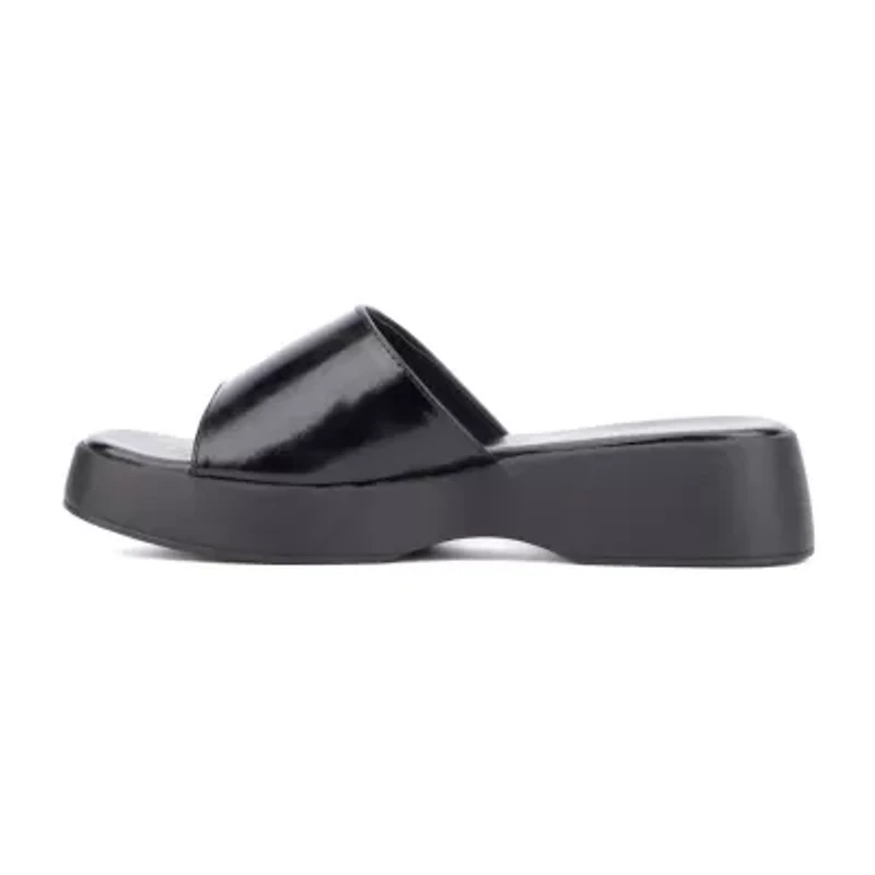 Olivia Miller Womens Ambition Flat Sandals