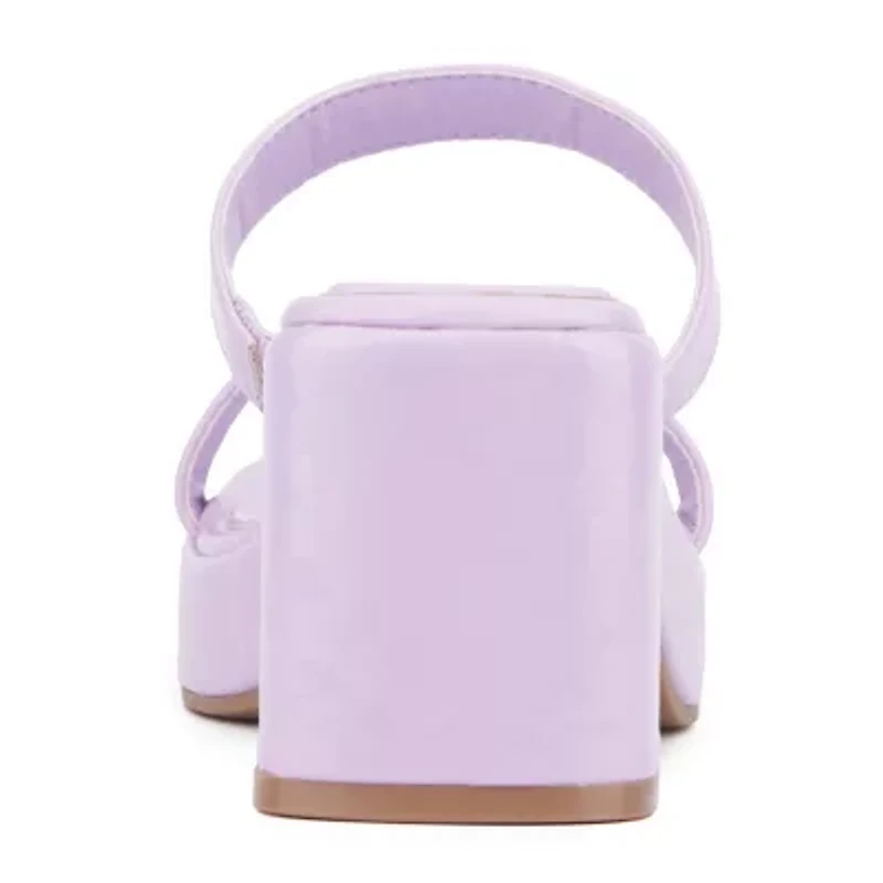 Olivia Miller Womens Savage Heeled Sandals