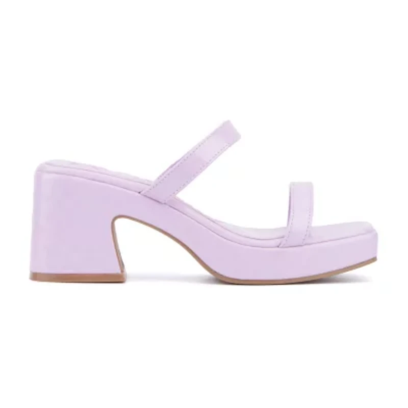 Olivia Miller Womens Savage Heeled Sandals