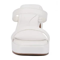 Olivia Miller Womens Savage Heeled Sandals