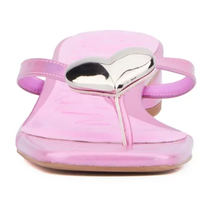 Olivia Miller Womens Love Buzz Heeled Sandals