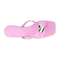 Olivia Miller Womens Love Buzz Heeled Sandals