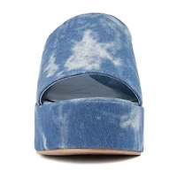 Olivia Miller Womens Crush Heeled Sandals