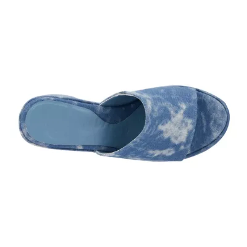 Olivia Miller Womens Crush Heeled Sandals