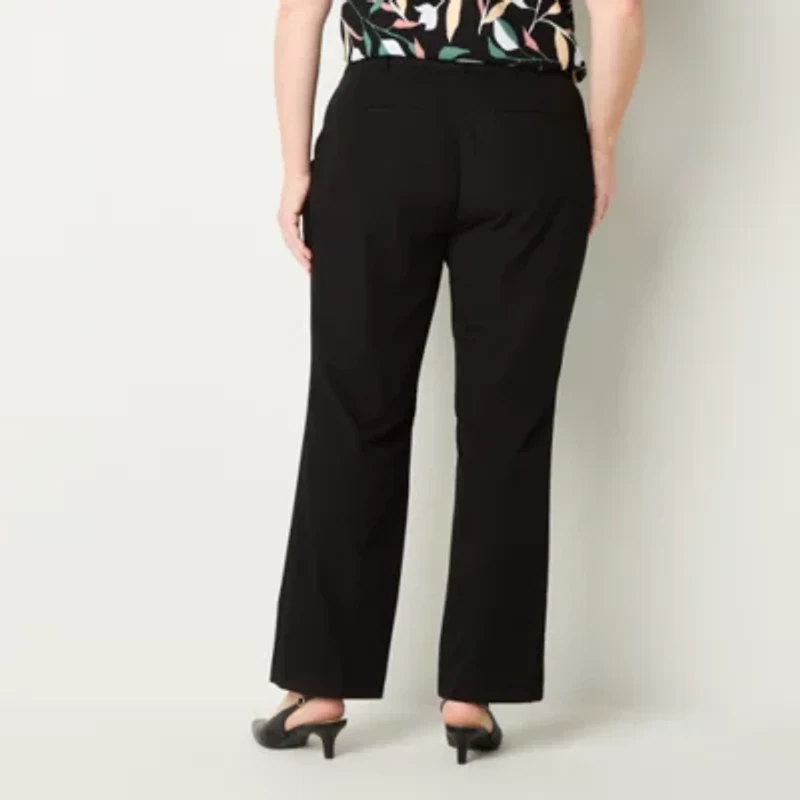 Liz Claiborne Audra Womens Straight Mid Rise Trouser