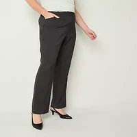 Liz Claiborne Audra Womens Straight Mid Rise Plus Trouser