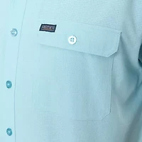 Smiths Workwear Quick Dry Performance Mens Short Sleeve Regular Fit Button-Down Shirt