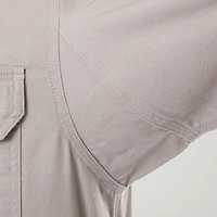 Smiths Workwear Stretch Full Swing Mens Short Sleeve Regular Fit Fabric Big and Tall Button-Down Shirt