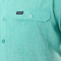 Smiths Workwear Breezy Performance Mens Short Sleeve Regular Fit Big and Tall Button-Down Shirt