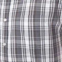 Smiths Workwear Mens Short Sleeve Relaxed Fit Button-Down Shirt