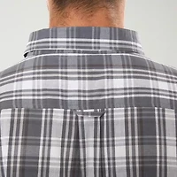 Smiths Workwear Mens Short Sleeve Relaxed Fit Button-Down Shirt