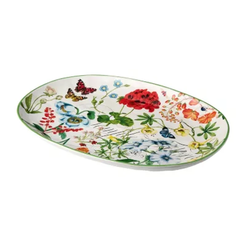 Certified International Greenhouse Ceramic Serving Platter