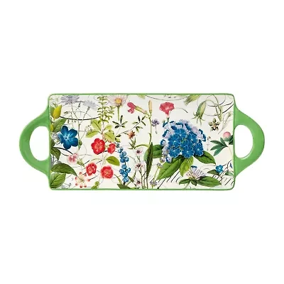 Certified International Greenhouse Ceramic Serving Platter