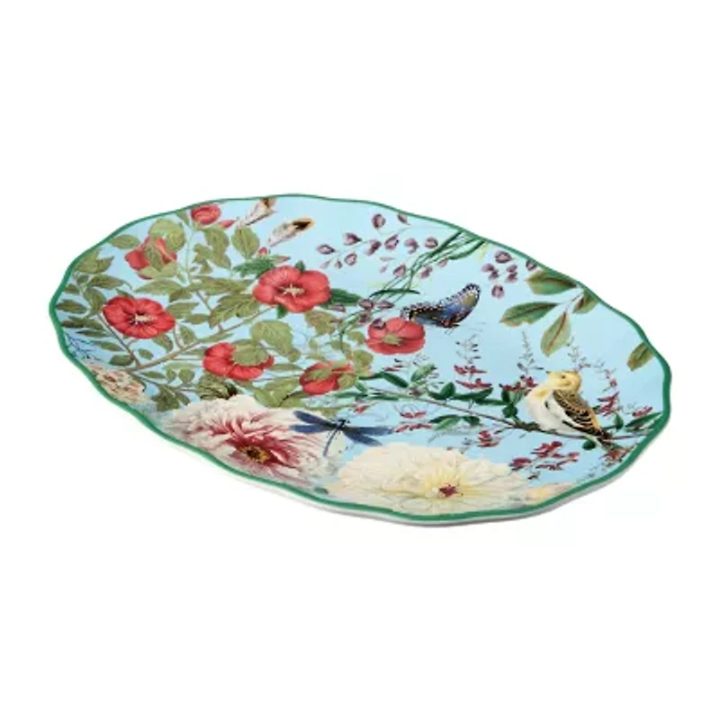 Certified International Flora Ceramic Serving Platter