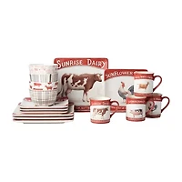 Certified International Vintage Farm 16-pc. Ceramic Dinnerware Set