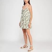 Trixxi Womens Sleeveless Juniors A-Line Dress