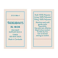 Thereabouts Little & Big Kid Girls Water Resistant Heavyweight Snow Bib