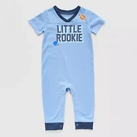 Okie Dokie Baby Boys V Neck Short Sleeve Jumpsuit