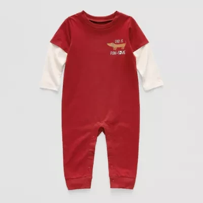 Okie Dokie Baby Boys Long Sleeve Jumpsuit