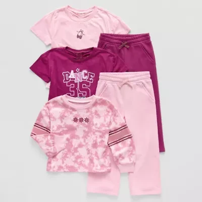 Okie Dokie Active Toddler & Little Girls 5-pc. Pant Set