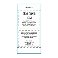 Okie Dokie Baby Boys Water Resistant Heavyweight Snow Bib