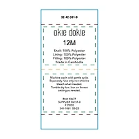 Okie Dokie Baby Girls Water Resistant Heavyweight Snow Bib