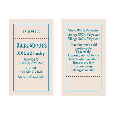 Thereabouts Little & Big Kid Boys Heavyweight Husky Snow Pant