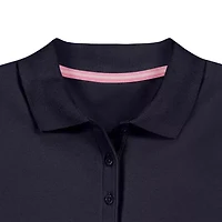 IZOD Little & Big Kid Girls Short Sleeve Regular Fit Polo Shirt