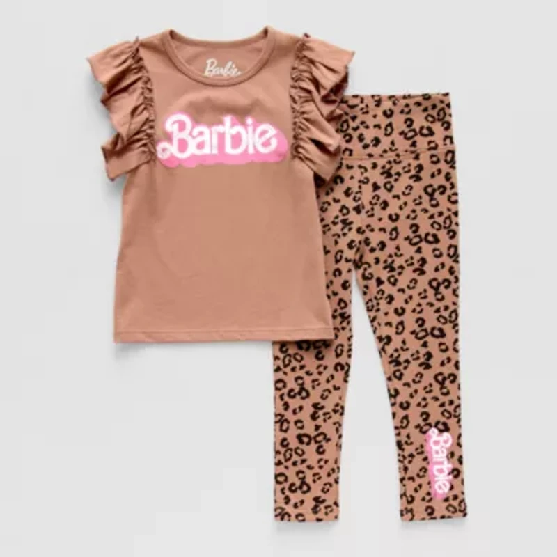 Grayson Little Toddler Girls 2-pc. Barbie Legging Set