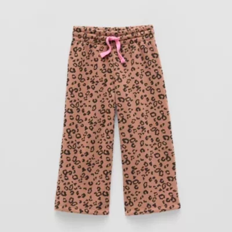 Grayson Little Toddler Girls Wide Leg Drawstring Pant