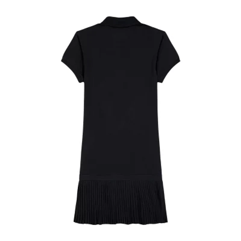 IZOD Womens Short Sleeve Juniors Shirt Dress