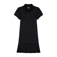 IZOD Womens Short Sleeve Juniors Shirt Dress