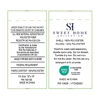 Sweet Home Collection™ Very Soft & Comfy Plush Long Faux Fur 18" x Throw Pillows 2 Pack