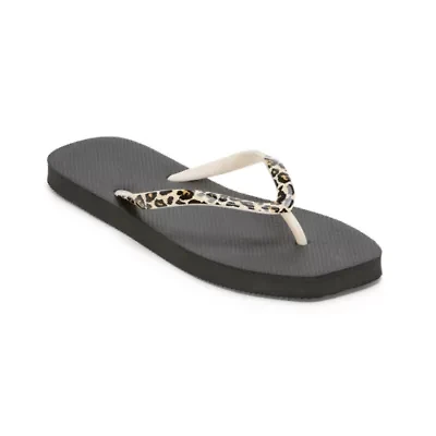 Mixit Womens Square Toe Flip-Flops