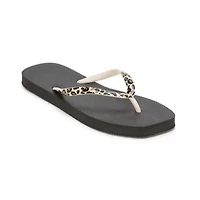 Mixit Womens Square Toe Flip-Flops