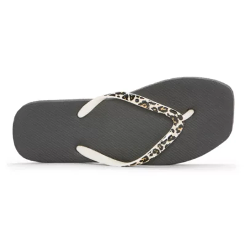 Mixit Womens Square Toe Flip-Flops