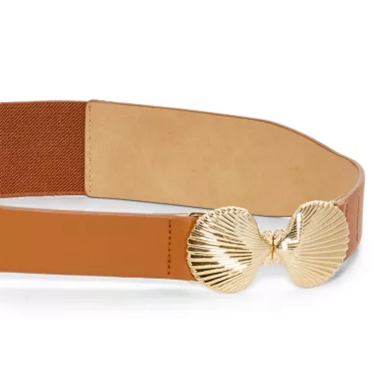 JS Jessica Simpson Skinny Elastic Stretch Waist Womens Belt