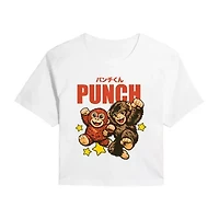 Womens Juniors Crew Neck Short Sleeve Classic Fit Graphic T-Shirt