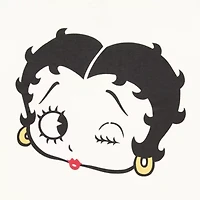 New World Womens Juniors Crew Neck Short Sleeve Regular Fit Betty Boop Graphic T-Shirt