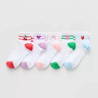 Thereabouts Little & Big Kid Girls Quarter Ankle Socks
