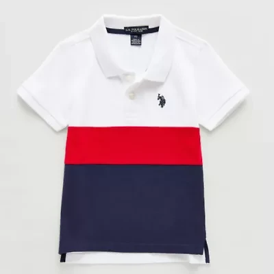 U.S. Polo Assn. Toddler Boys Short Sleeve Regular Fit Shirt